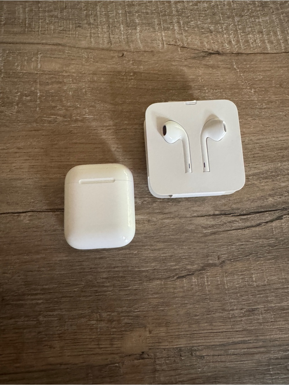 Apple First Generation AirPods and Wired Headphones Bundle